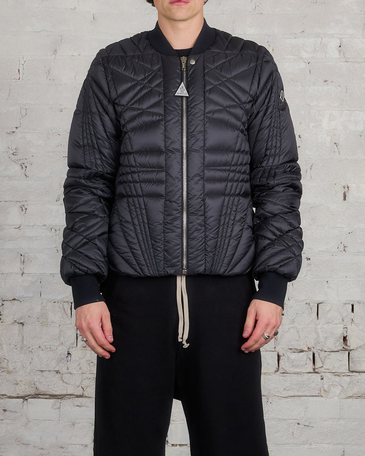 Rick Owens Moncler Megapenta Flight Jacket Black