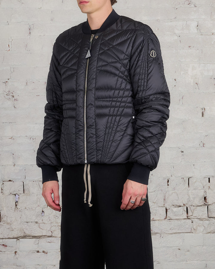 Rick Owens Moncler Megapenta Flight Jacket Black