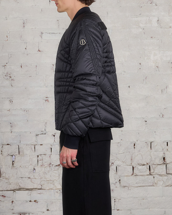 Rick Owens Moncler Megapenta Flight Jacket Black