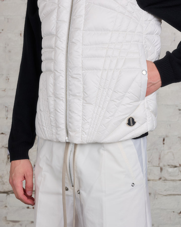 Rick Owens Moncler Megapenta Vest Jacket Milk