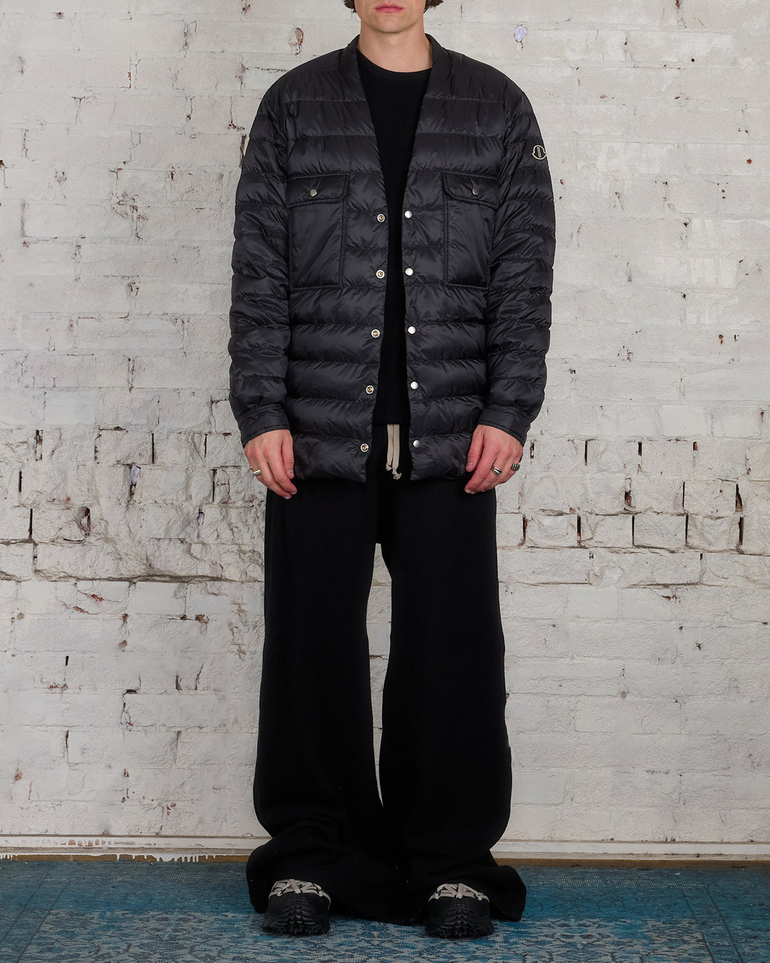 Rick Owens Moncler Outershirt Black