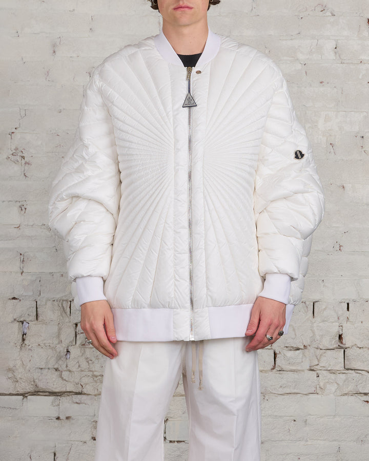 Rick Owens Moncler Radiance Peter Jacket Milk