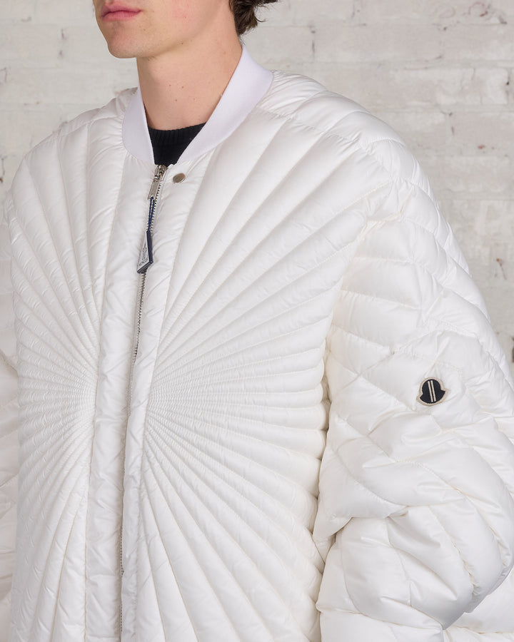 Rick Owens Moncler Radiance Peter Jacket Milk