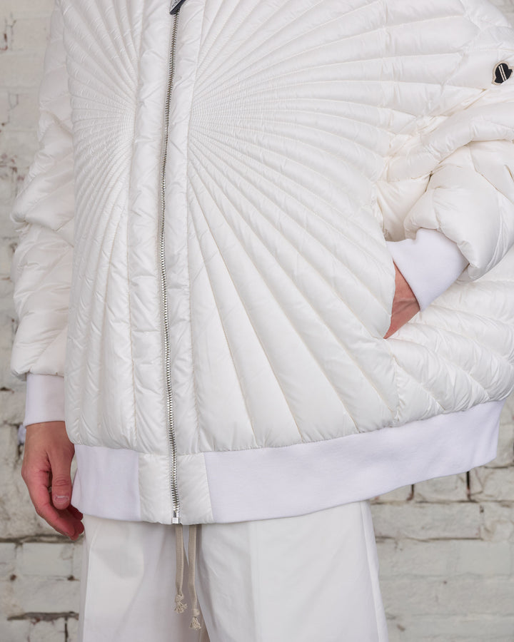 Rick Owens Moncler Radiance Peter Jacket Milk