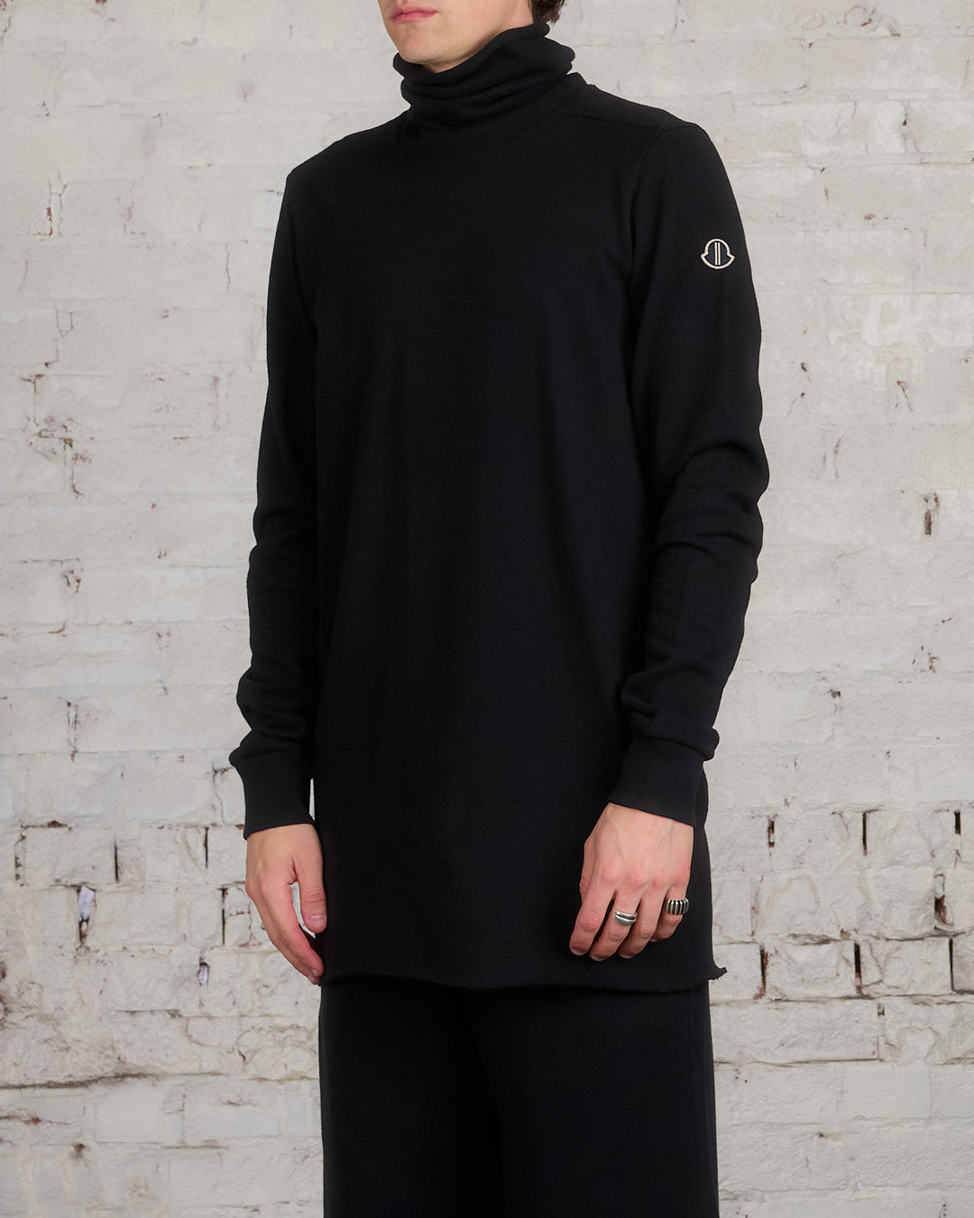 Rick Owens Moncler Surf Turtleneck Black