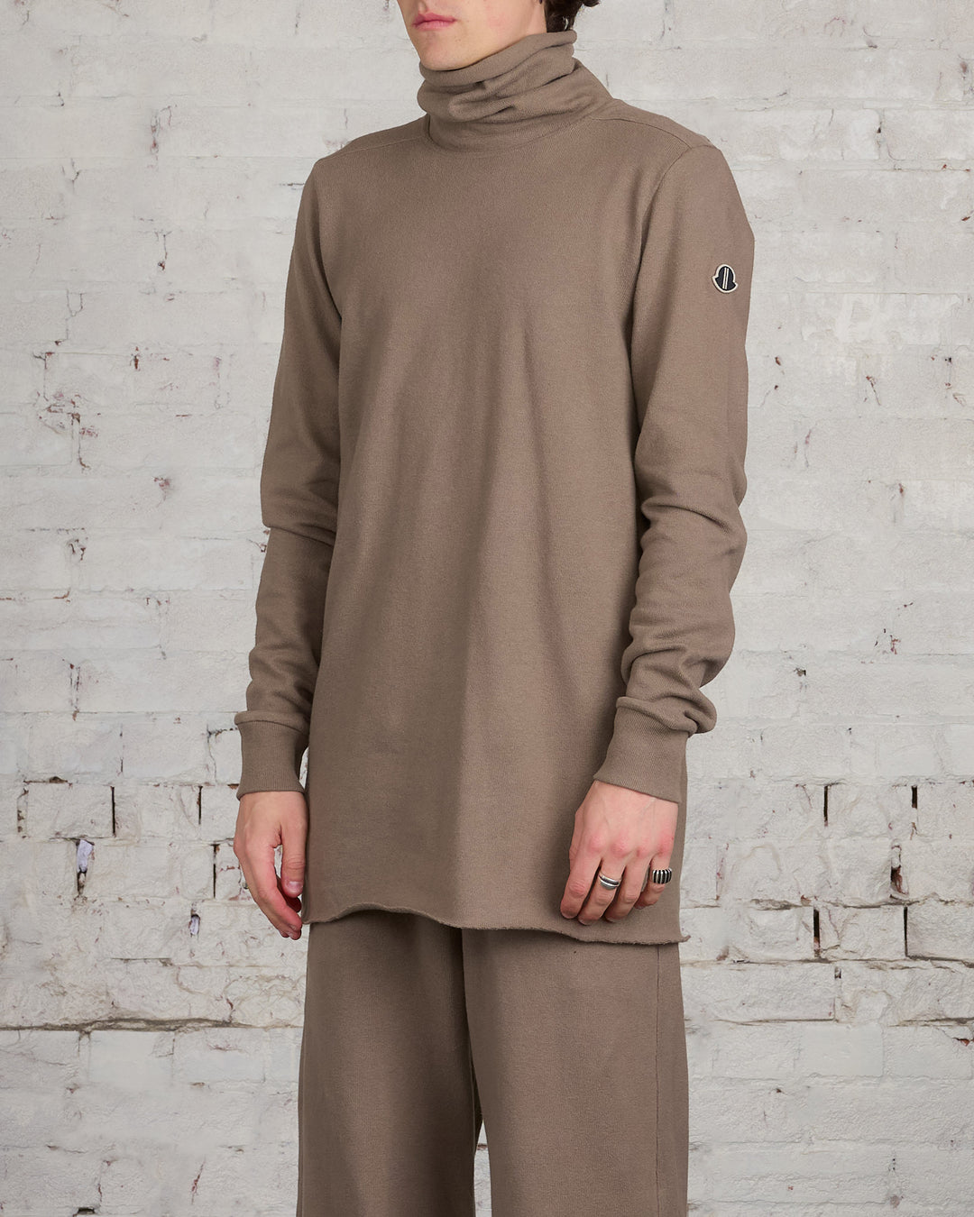 Rick Owens Moncler Surf Turtleneck Dust