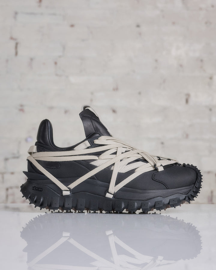 Rick Owens Moncler Trailgrip Megalace Runner Black