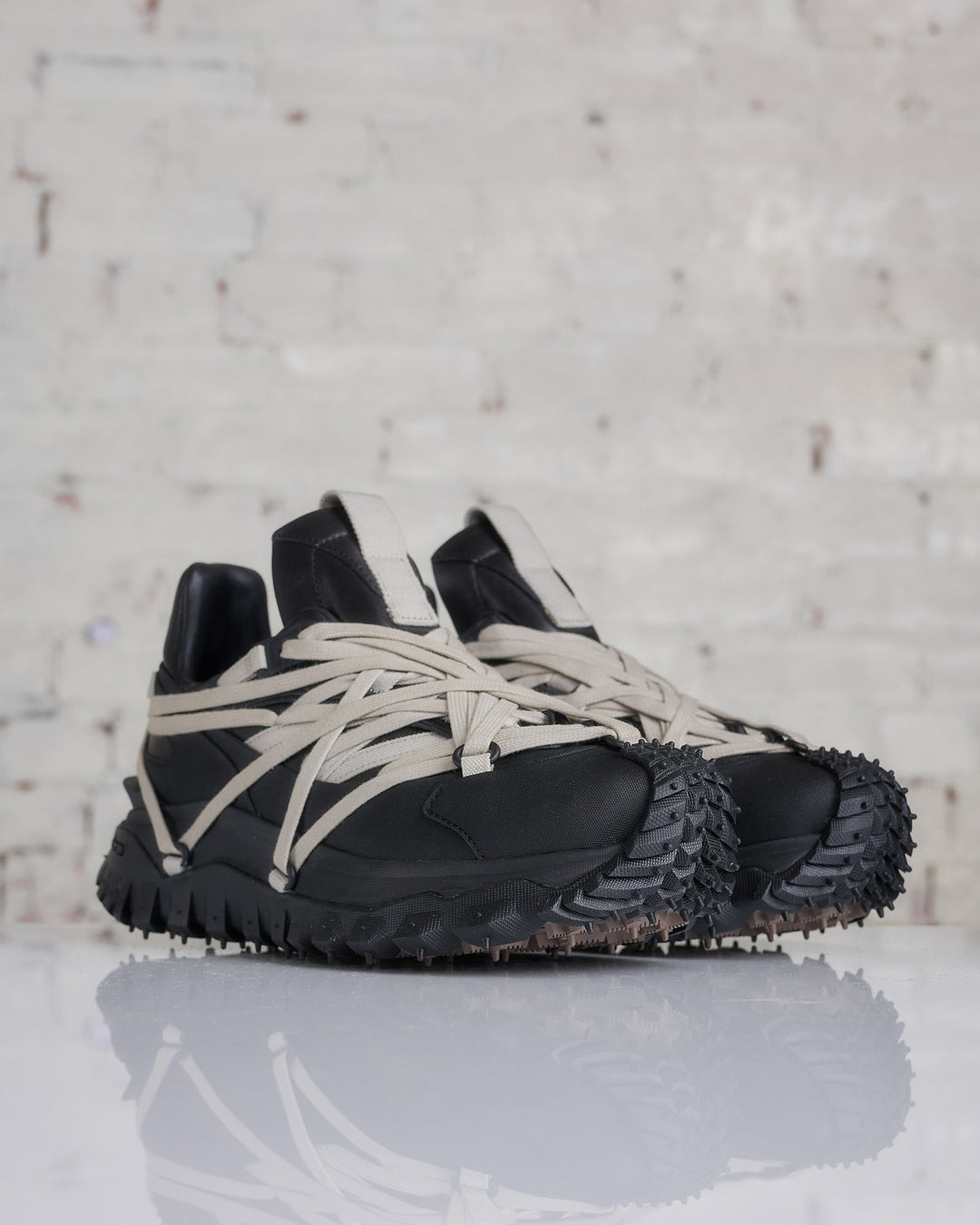 Rick Owens Moncler Trailgrip Megalace Runner Black