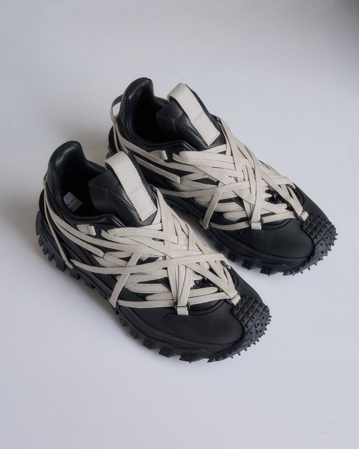 Rick Owens Moncler Trailgrip Megalace Runner Black