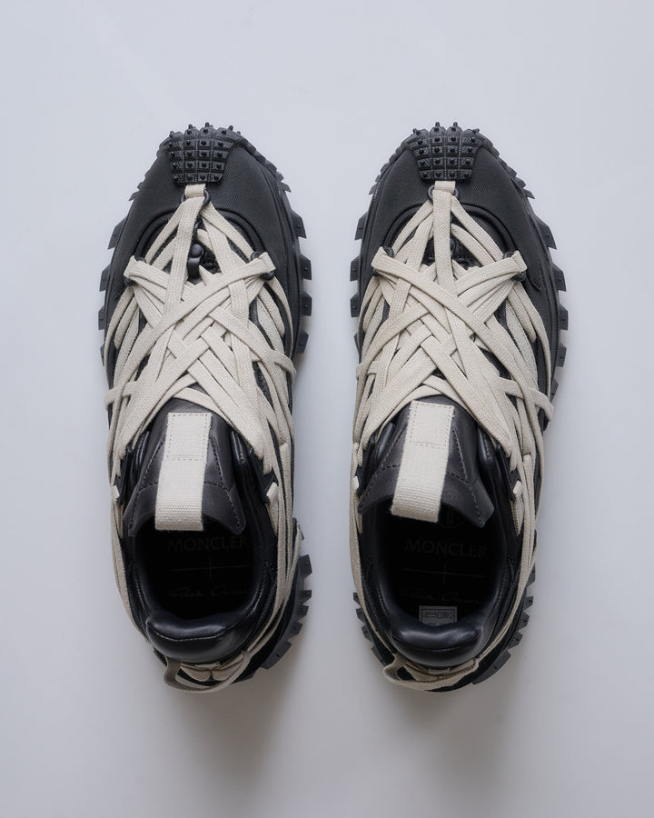 Rick Owens Moncler Trailgrip Megalace Runner Black