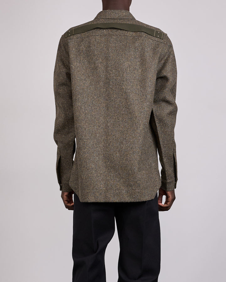 Rick Owens Outershirt Rugged Wool Bosco