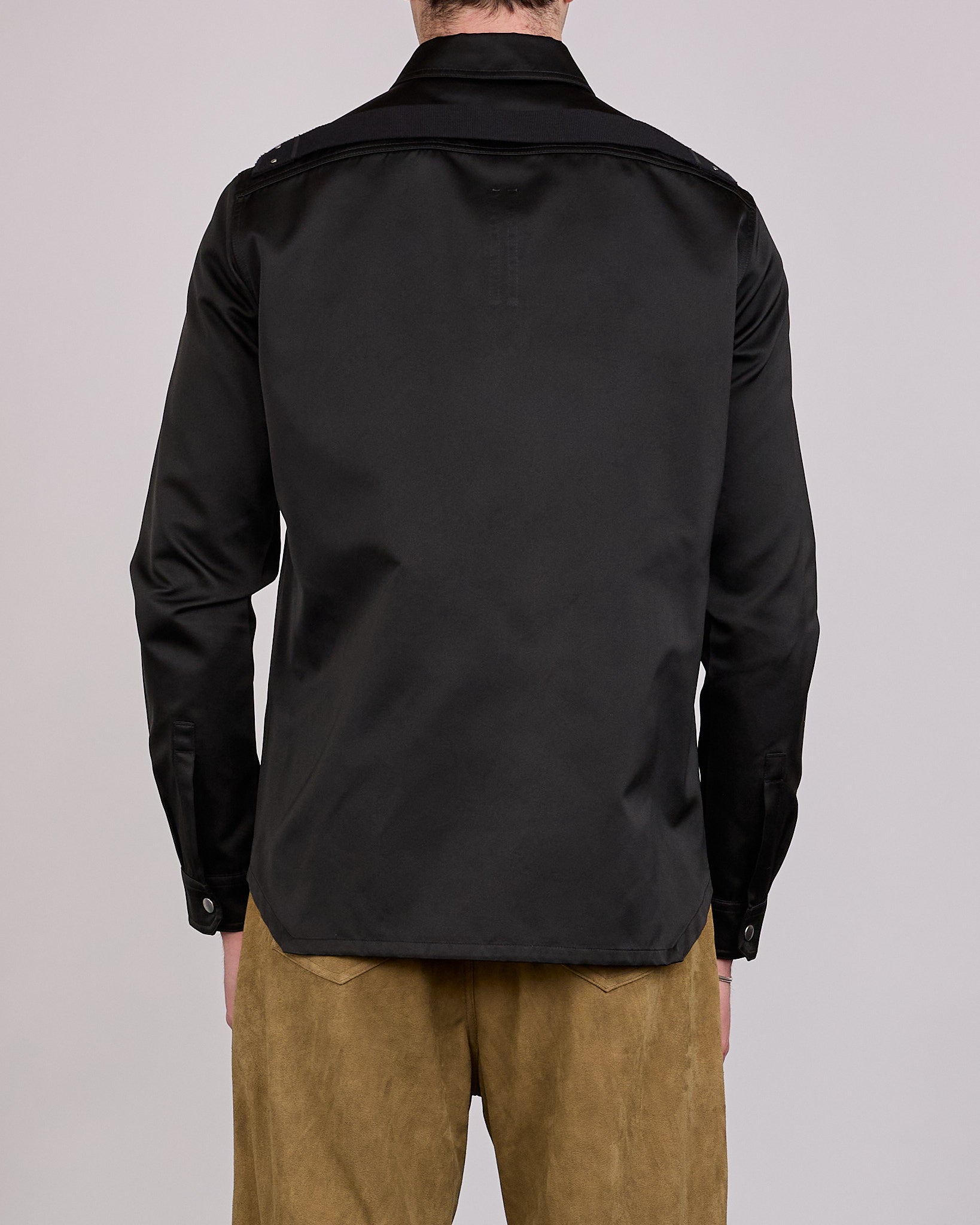 Rick Owens Outershirt Tech Duchesse Black – LESS 17