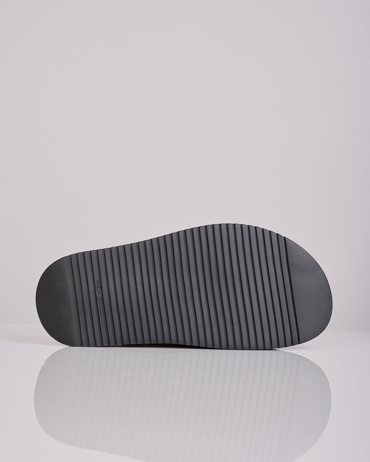 Rick Owens Padded Megalace Mule Black Pearl