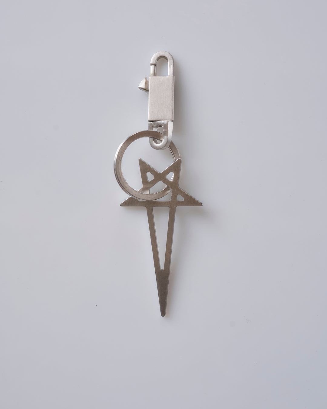 Rick Owens Pentagram Keychain Palladio