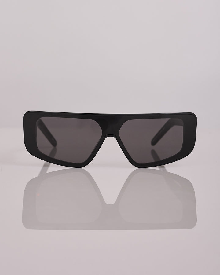 Rick Owens Performa Temple Sunglass Black Black