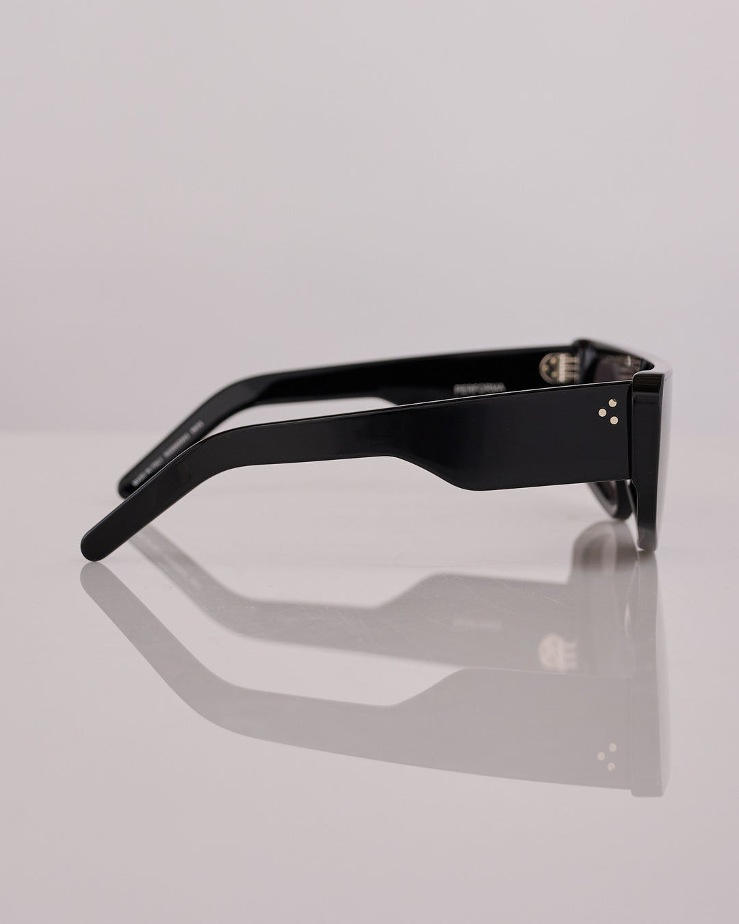 Rick Owens Performa Temple Sunglass Black Black