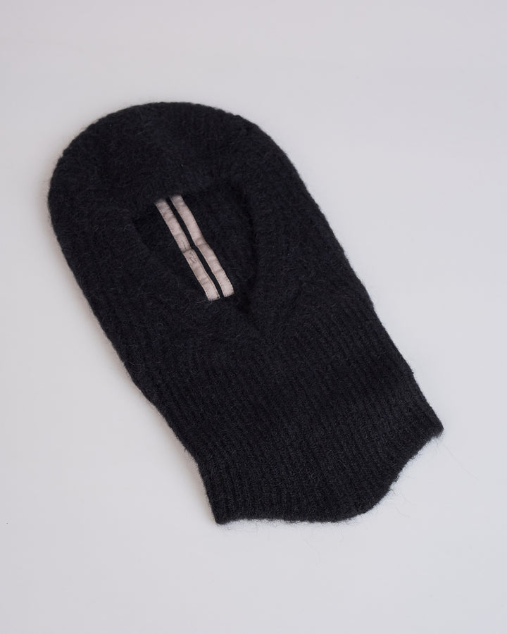 Rick Owens Porterville Skull Balaclava Alpaca Black