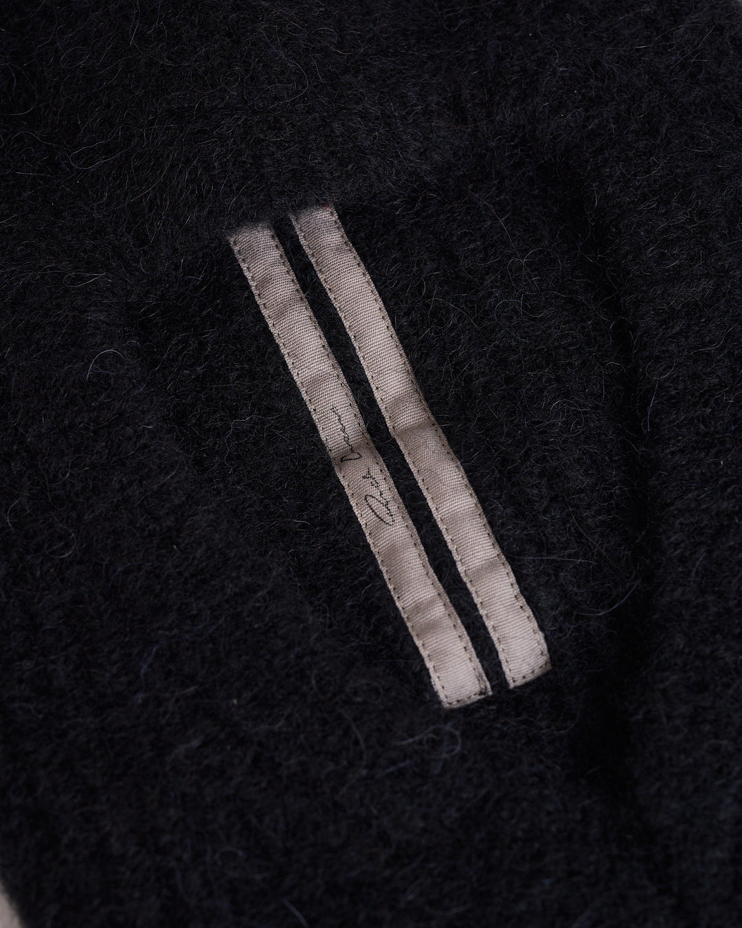 Rick Owens Porterville Skull Balaclava Alpaca Black