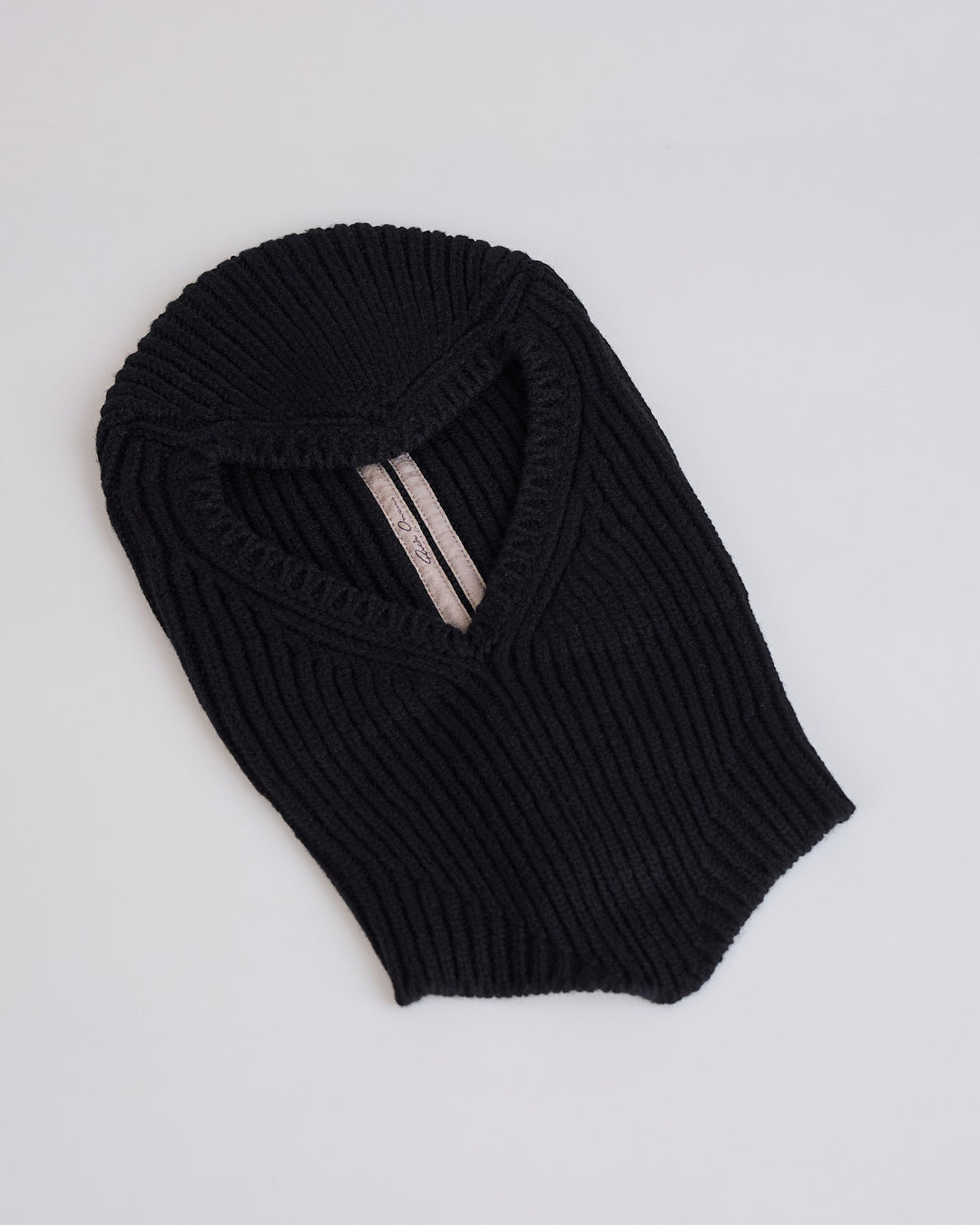 Rick Owens Porterville Skull Balaclava Cashmere Black