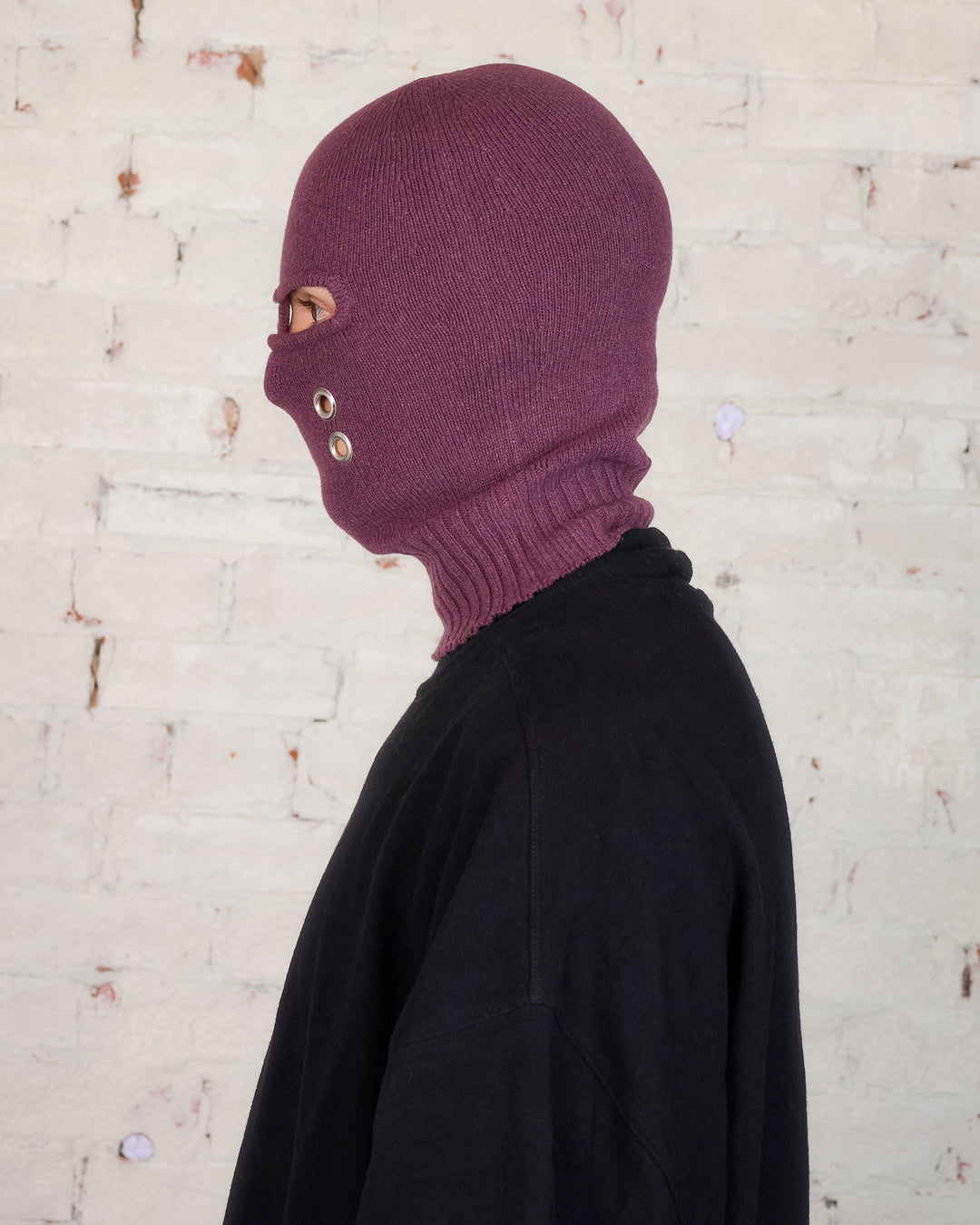 Rick Owens Recycled Cashmere Gimp Clava Amethyst