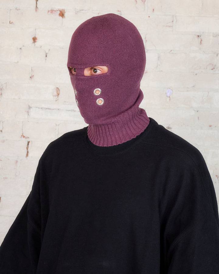 Rick Owens Recycled Cashmere Gimp Clava Amethyst