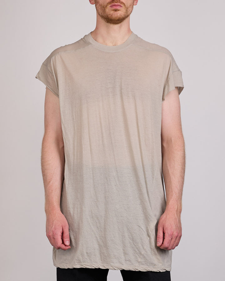 Rick Owens Rick's Jumbo SS T-Shirt Unstable Cotton Pearl