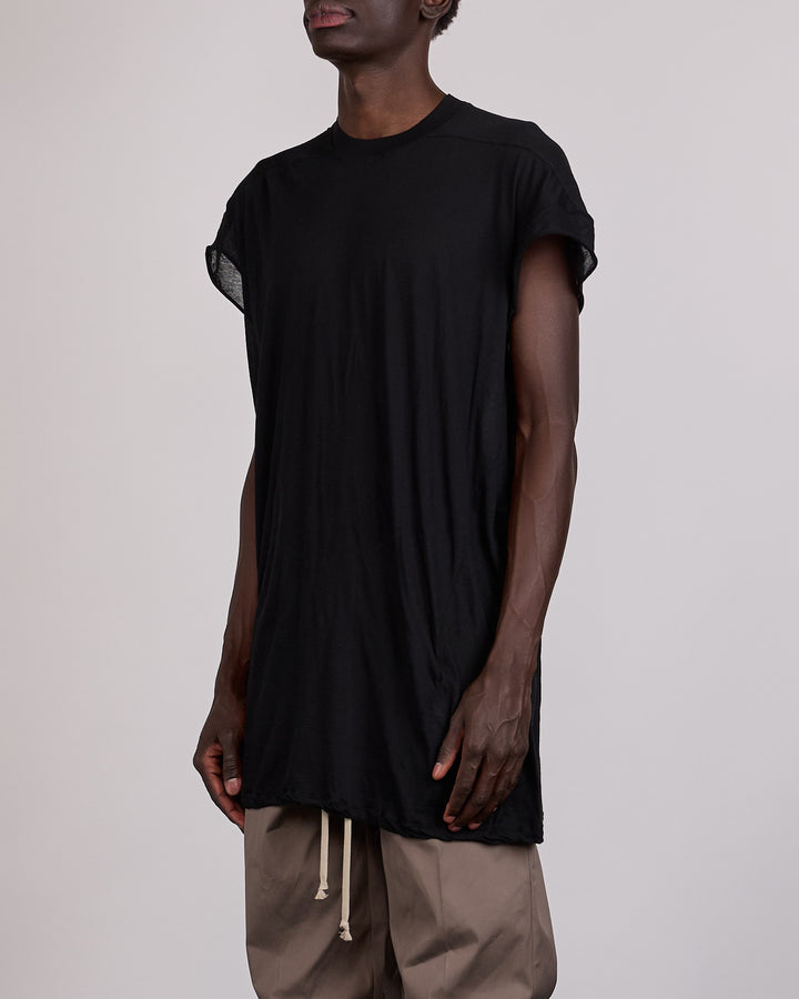 Rick Owens Rick's Jumbo Short Sleeve T-Shirt Unstable Cotton Black