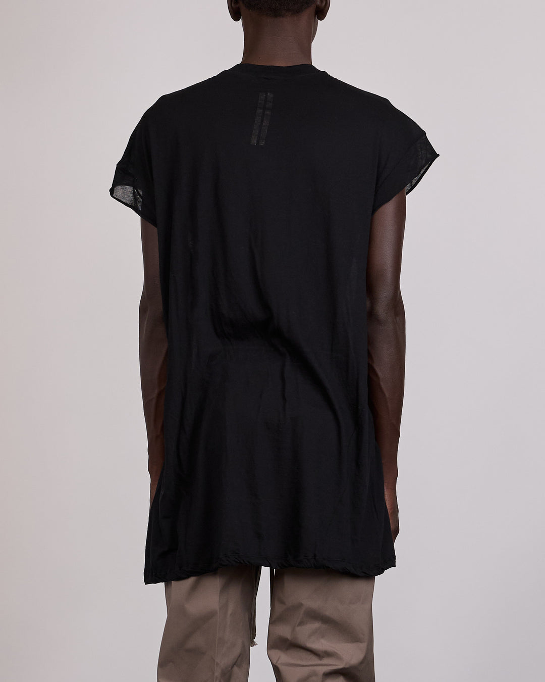 Rick Owens Rick's Jumbo Short Sleeve T-Shirt Unstable Cotton Black