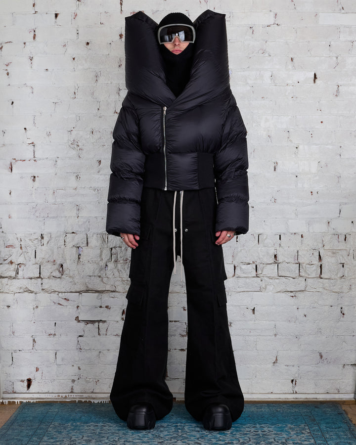 Rick Owens Runway Anubis Jacket Duvet Jacket Black