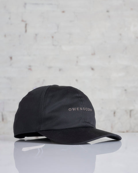 Rick Owens DRKSHDW Denim Baseball Cap, Man Hats Black M