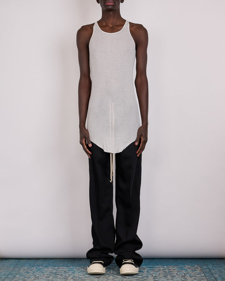 Rick Owens Runway Basic Rib Tank MR Milk Wash