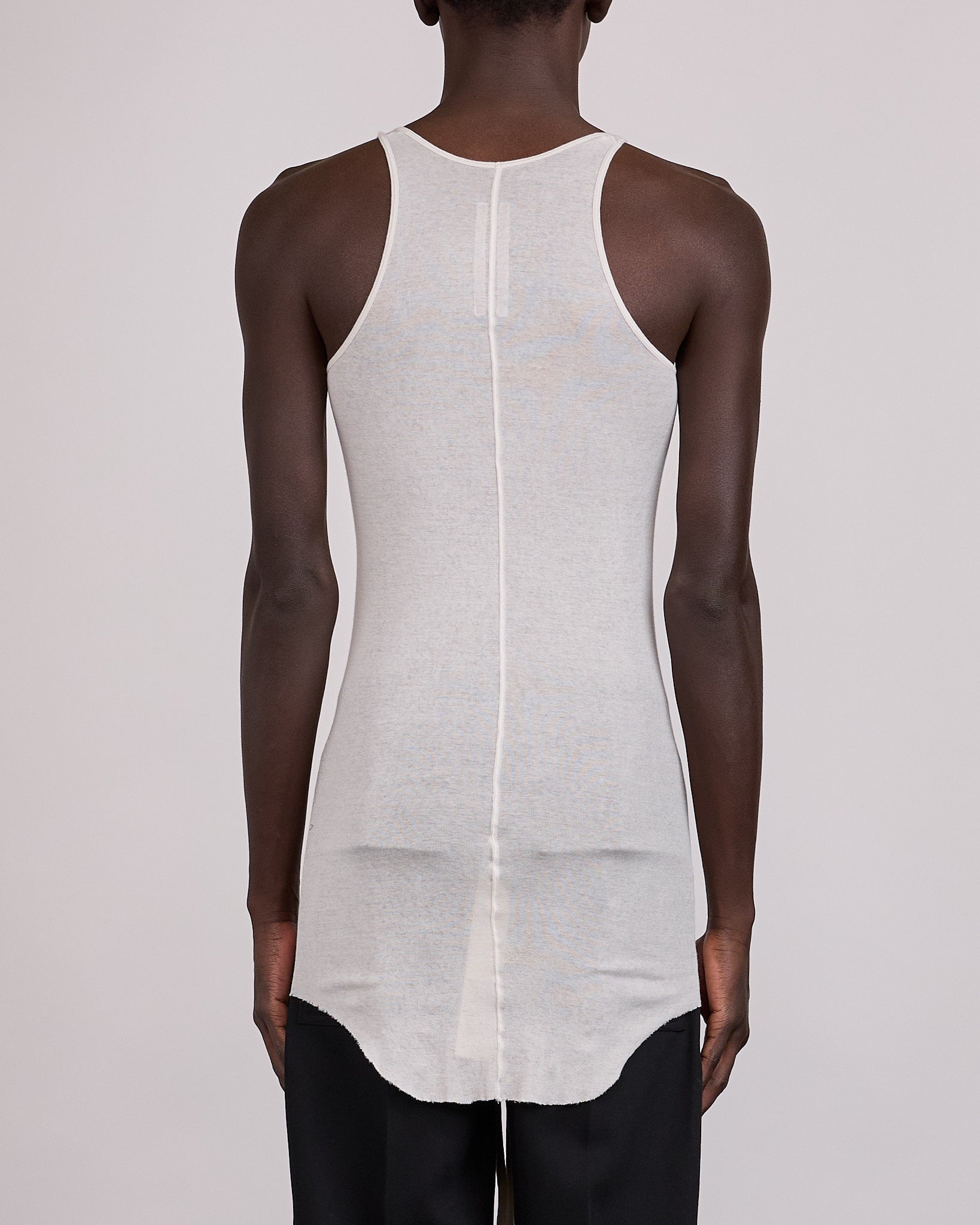 Rick Owens Runway Basic Rib Tank MR Milk Wash – LESS 17