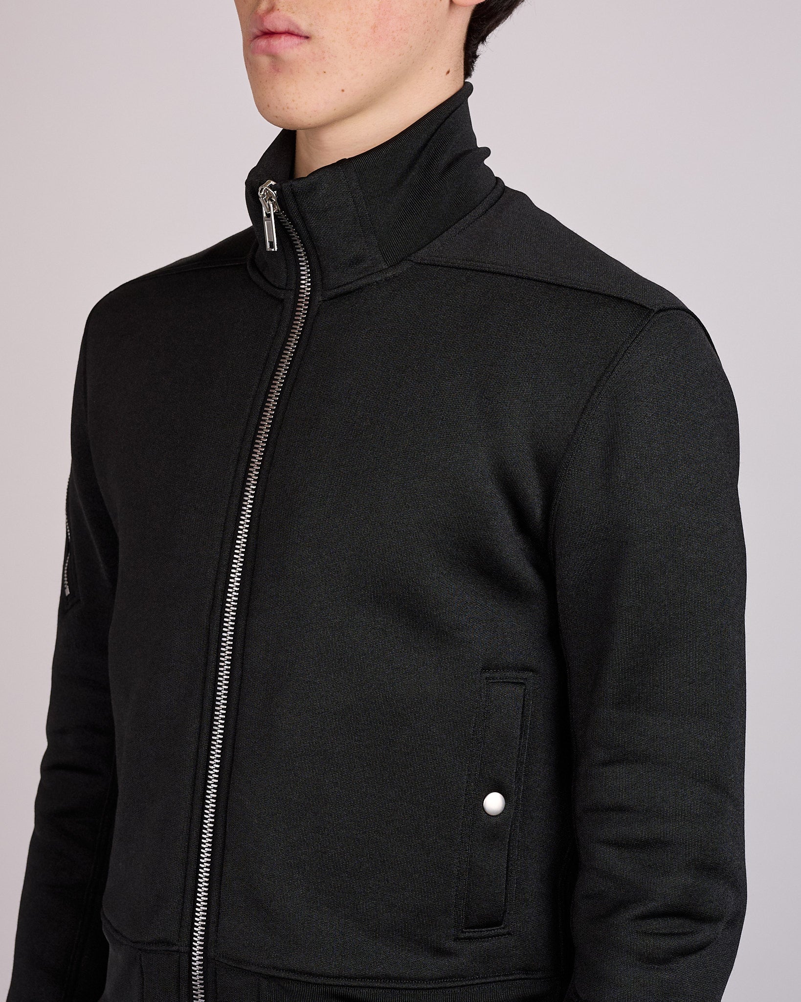 ジャケット・アウター RICK OWENS SUICIDE REV TRACK JACKET 26SS Rick Owens Runway Bonotto Suicide Rev Track Jacket Black – LESS 17