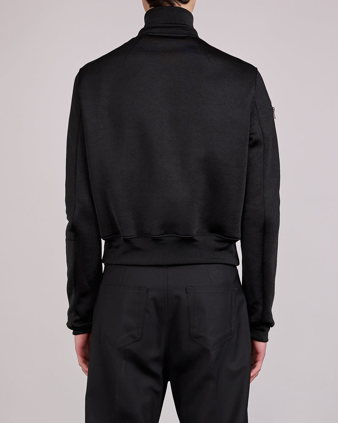 Rick Owens Runway Bonotto Suicide Rev Track Jacket Black