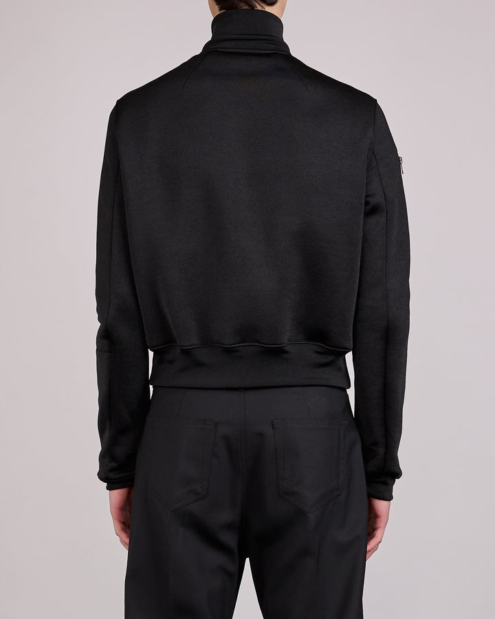 Rick Owens Runway Bonotto Suicide Rev Track Jacket Black
