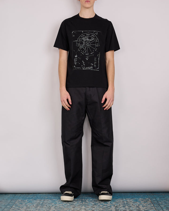 Rick Owens Runway Brad T-Shirt Astro Graphic Black Milk