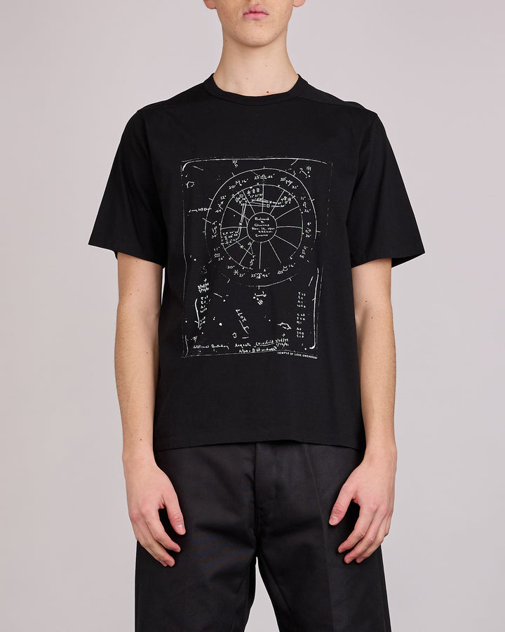 Rick Owens Runway Brad T-Shirt Astro Graphic Black Milk