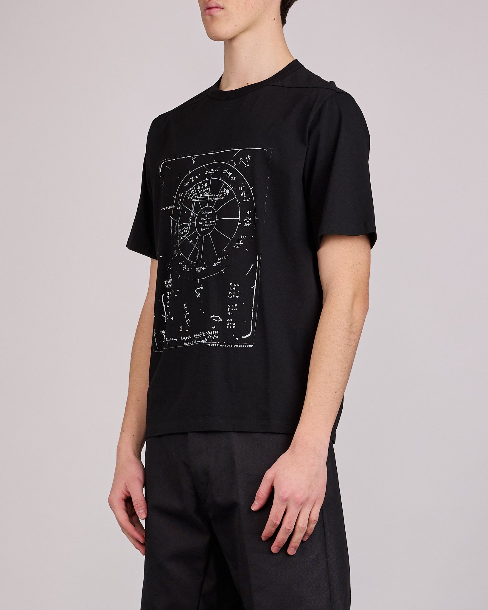 Rick Owens Runway Brad T-Shirt Astro Graphic Black Milk – LESS 17