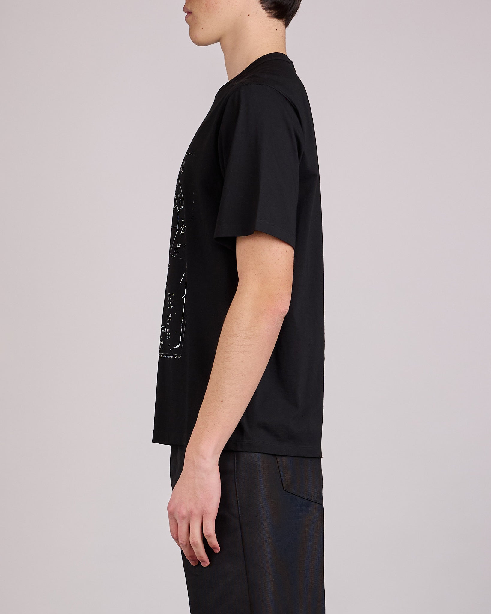 Rick Owens Runway Brad T-Shirt Astro Graphic Black Milk – LESS 17