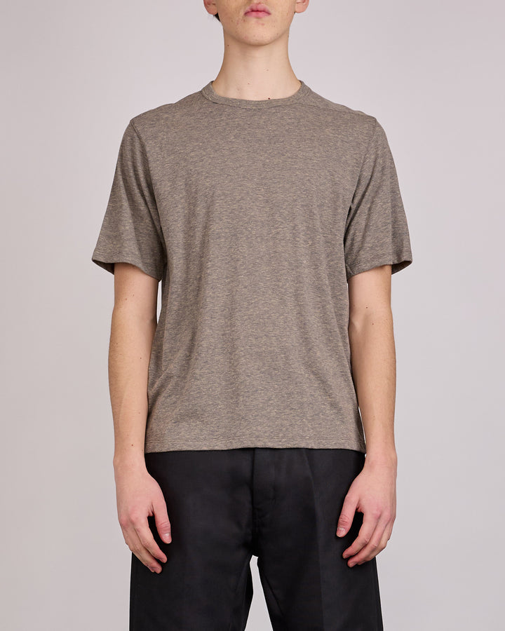 Rick Owens Runway Brad T-Shirt Melange Jersey Grey