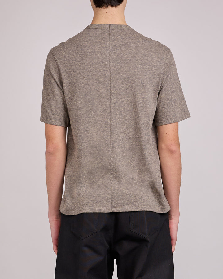 Rick Owens Runway Brad T-Shirt Melange Jersey Grey