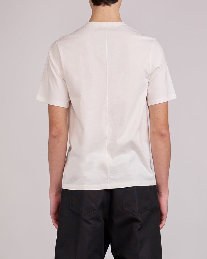 Rick Owens Runway Brad T-Shirt Temple Graphic Milk Black