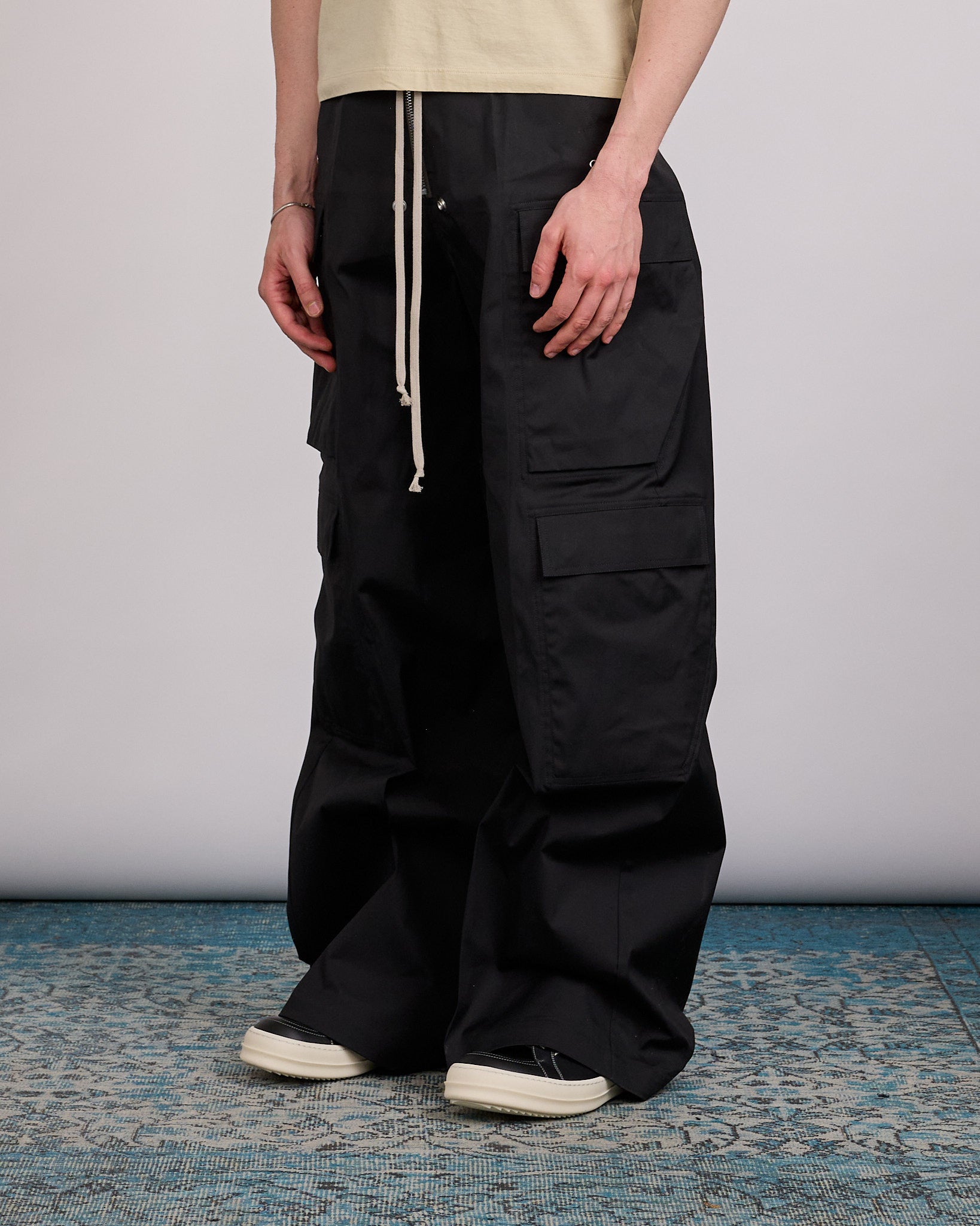 Rick Owens Runway Cargobelas Pant TE Black – LESS 17