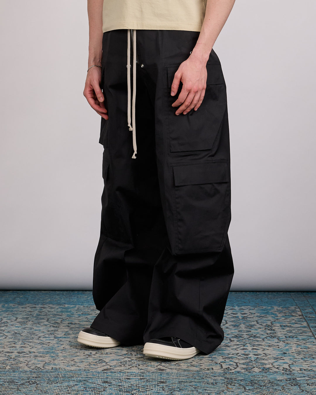 Rick Owens Runway Cargobelas Pant TE Black