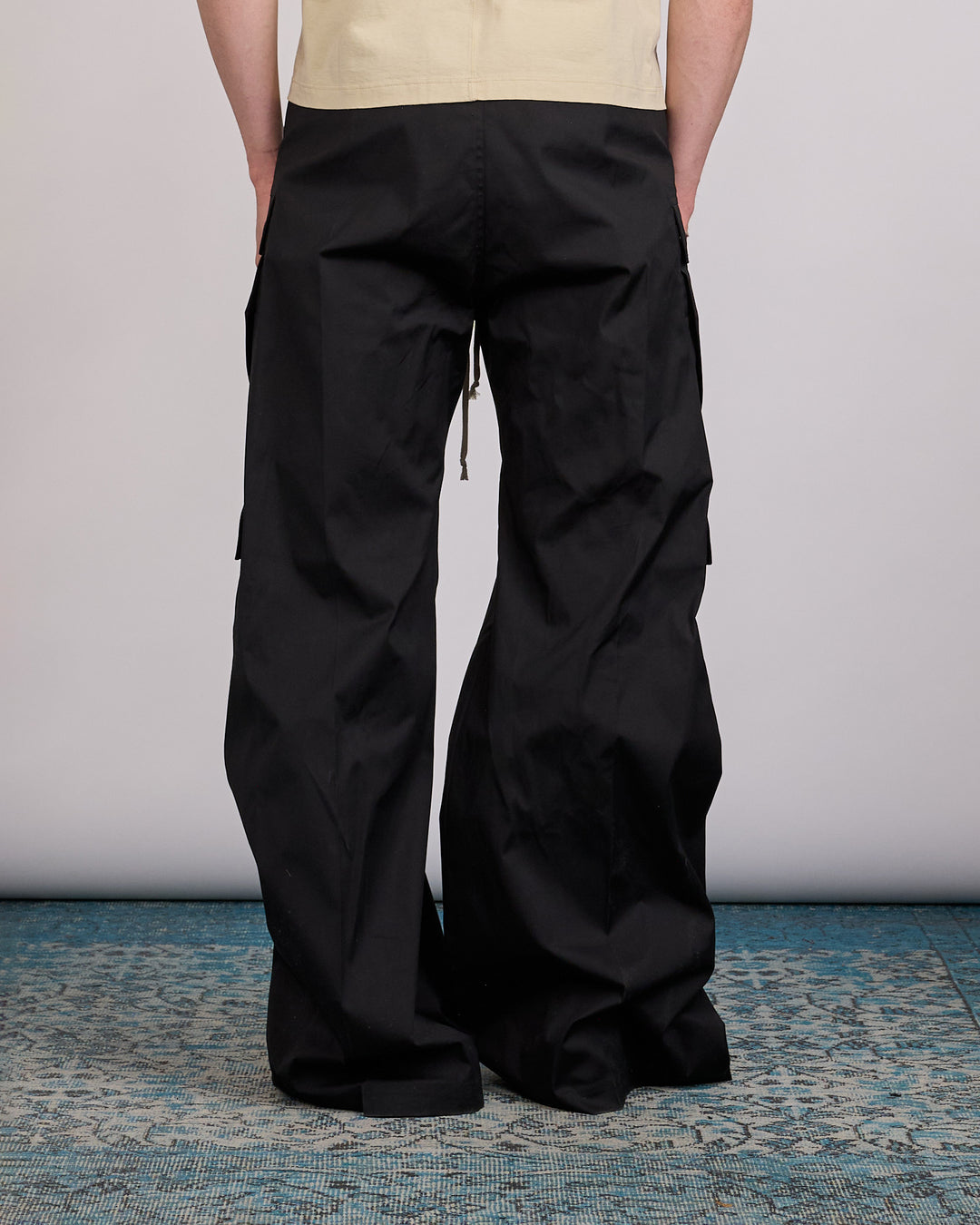 Rick Owens Runway Cargobelas Pant TE Black