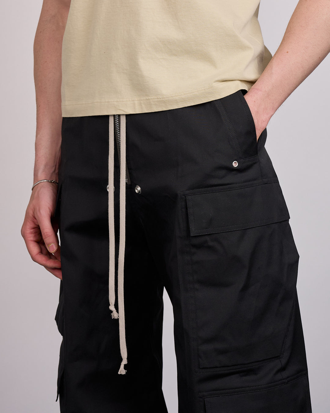 Rick Owens Runway Cargobelas Pant TE Black