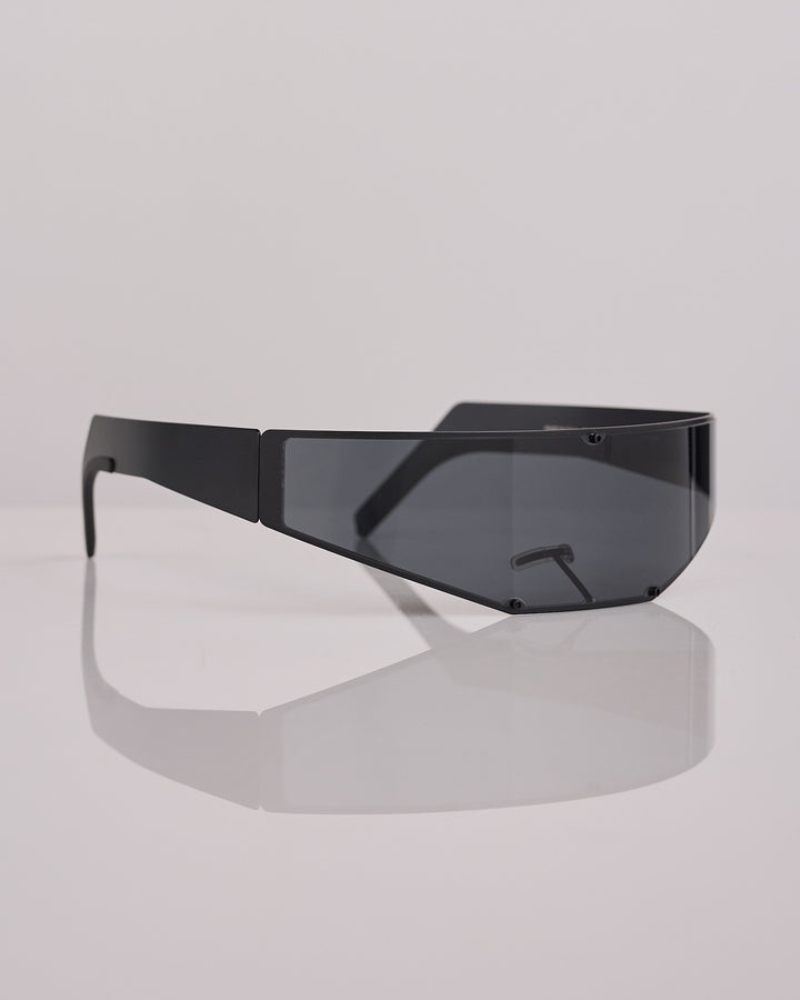 Rick Owens Runway Cyclops Sunglass Black/Black