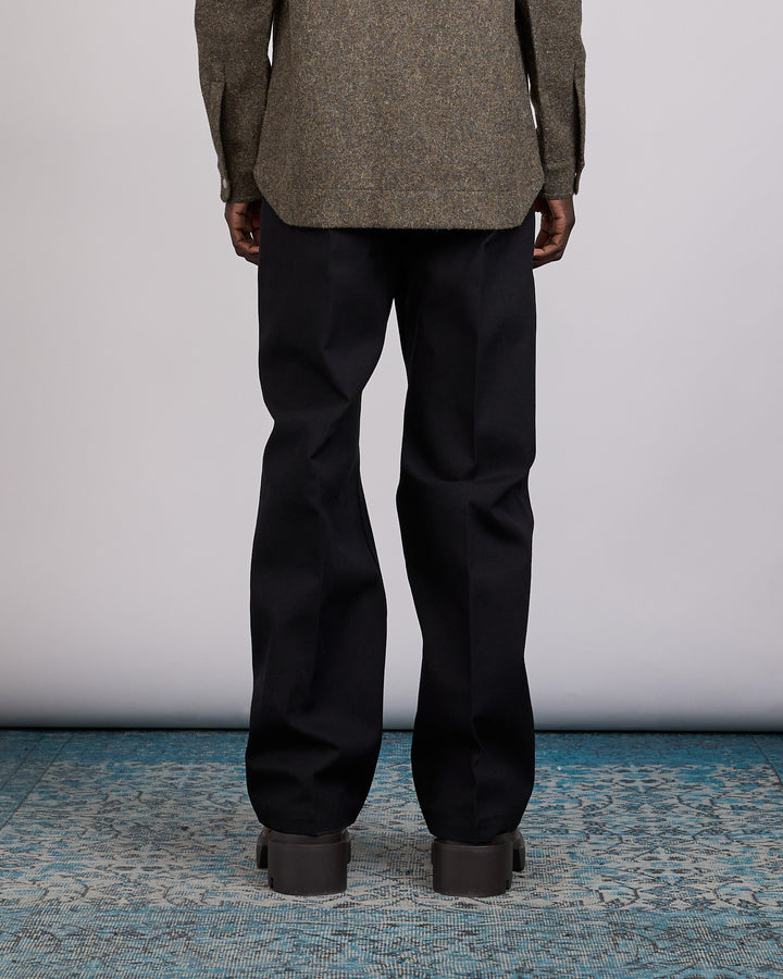 Rick Owens Runway Geth Cotton Whipcord Jean Black