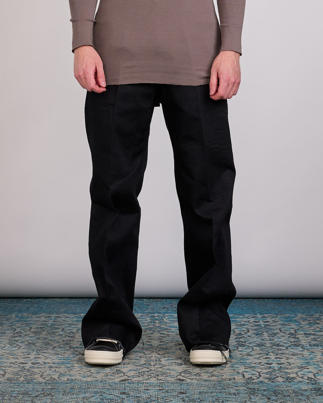Rick Owens Runway Geth Jean 16oz Denim Black