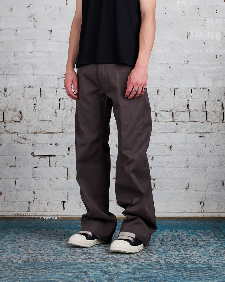 Rick Owens Runway Geth Jean Cotton Whipcord Ash